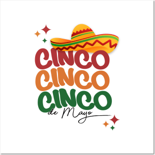 Funny Tee Cinco De Mayo Mexican - Sombrero Tshirt Summer Mexican Fiesta Vacation Tee Tops Posters and Art